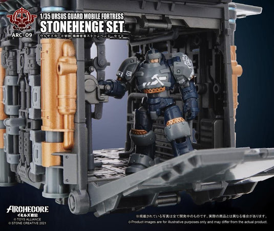 Toys Alliance - Archecore: ARC-09 Ursus Guard Mobile Fortress Stonehenge Set