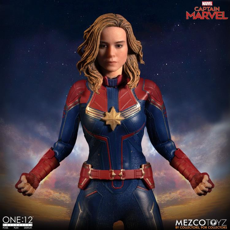 Load image into Gallery viewer, Mezco Toyz - One:12 Captain Marvel
