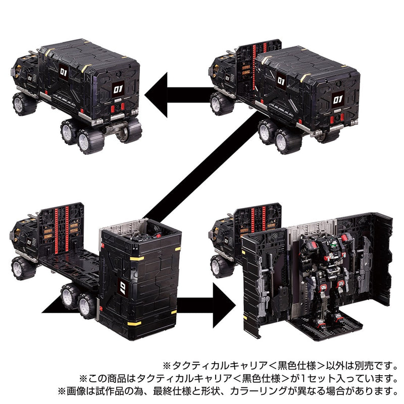 Load image into Gallery viewer, Diaclone Reboot - Tactical Mover: Tactical Carrier (Black Version)
