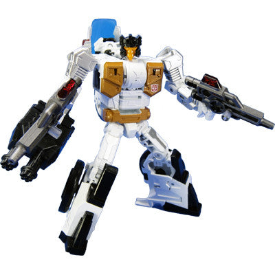 Load image into Gallery viewer, Transformers Unite Warriors UW-03 - Defensor with Bonus Groove Figure (Takara Tomy Mall Exclusive)

