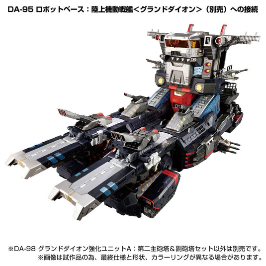 Diaclone Reboot - DA-98 Grand Dion Reinforcement Unit A Second Main Turret and Sub Turret Set