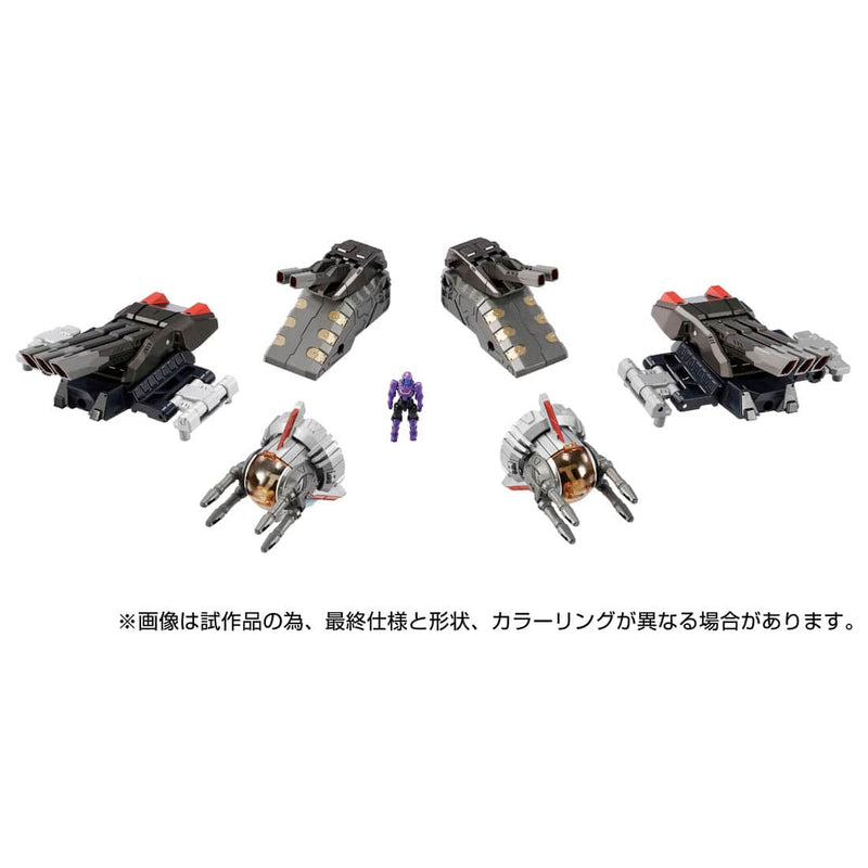 Load image into Gallery viewer, Diaclone Reboot - DA-98 Grand Dion Reinforcement Unit A Second Main Turret and Sub Turret Set
