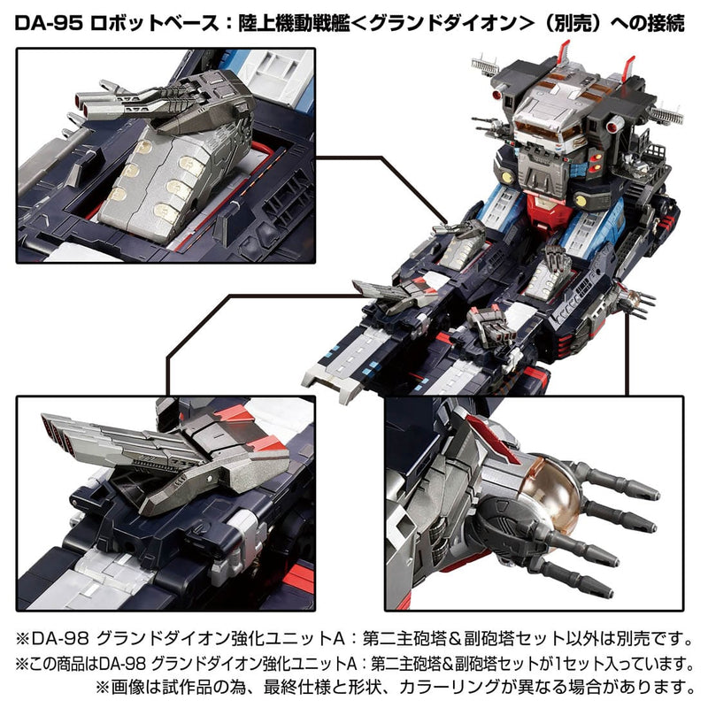 Load image into Gallery viewer, Diaclone Reboot - DA-98 Grand Dion Reinforcement Unit A Second Main Turret and Sub Turret Set
