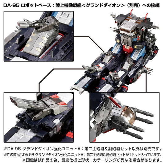 Diaclone Reboot - DA-98 Grand Dion Reinforcement Unit A Second Main Turret and Sub Turret Set