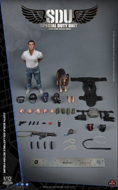 Load image into Gallery viewer, Soldier Story - 1/12 Scale HK SDU Canine Handler
