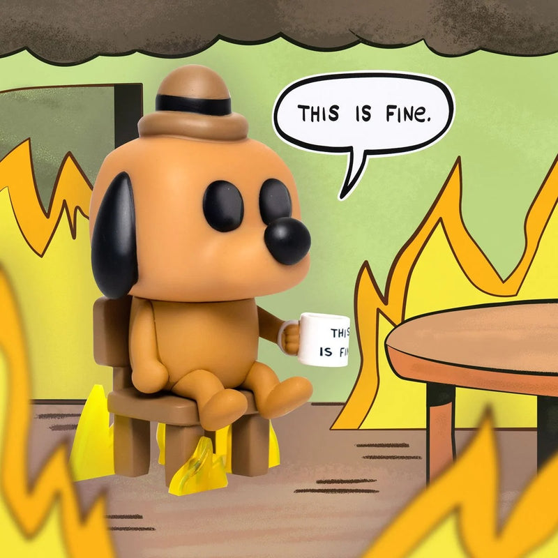Load image into Gallery viewer, POP! Icons - This is Fine Dog (Exclusive)
