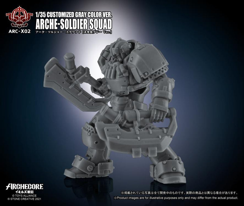 Load image into Gallery viewer, Toys Alliance - Archecore: ARC-02X Arche-Soldier Squad (Gray Color Version) Three-Pack
