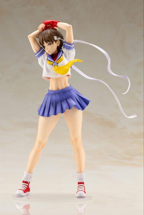 Load image into Gallery viewer, Kotobukiya - Street Fighter Bishoujo Statue: Round 2 Sakura
