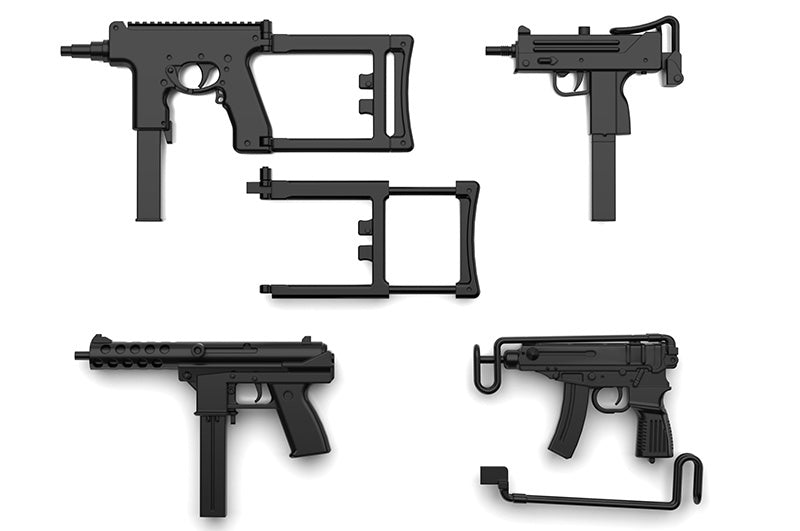 Load image into Gallery viewer, Little Armory LA058 Compact SMG - 1/12 Scale Plastic Model Kit
