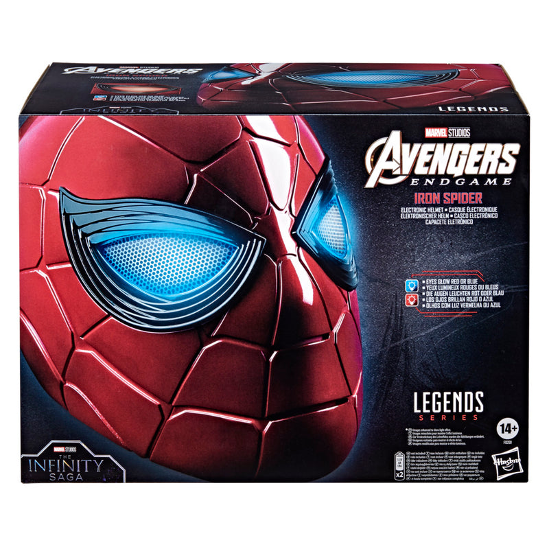 Load image into Gallery viewer, Marvel Legends - 1/1 Scale Iron Spider Electronic Helmet Prop Replica
