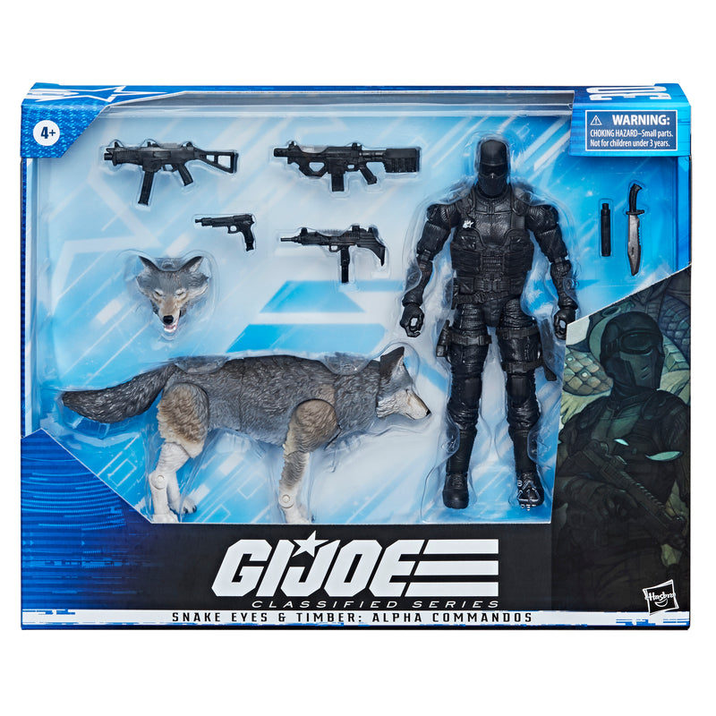 Load image into Gallery viewer, G.I. Joe Classified Series Snake Eyes &amp; Timber: Alpha Commandos Action Figures
