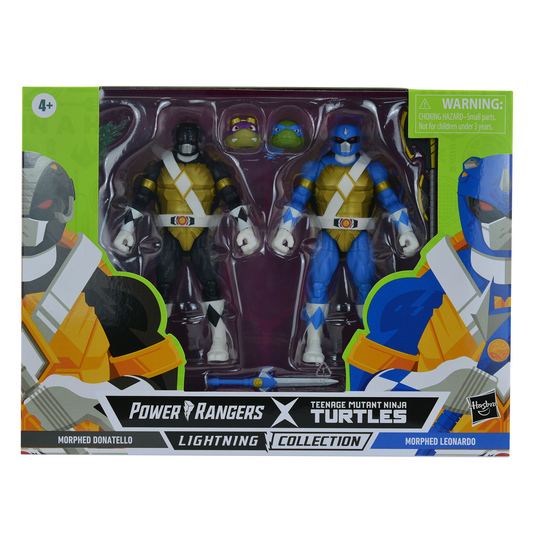 Power Rangers X Teenage Mutant Ninja Turtles Lightning Collection: Morphed Donatello & Morphed Leonardo