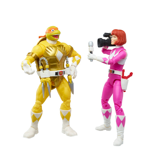 Power Rangers X Teenage Mutant Ninja Turtles Lightning Collection: Morphed April O'Neil & Morphed Michelangelo