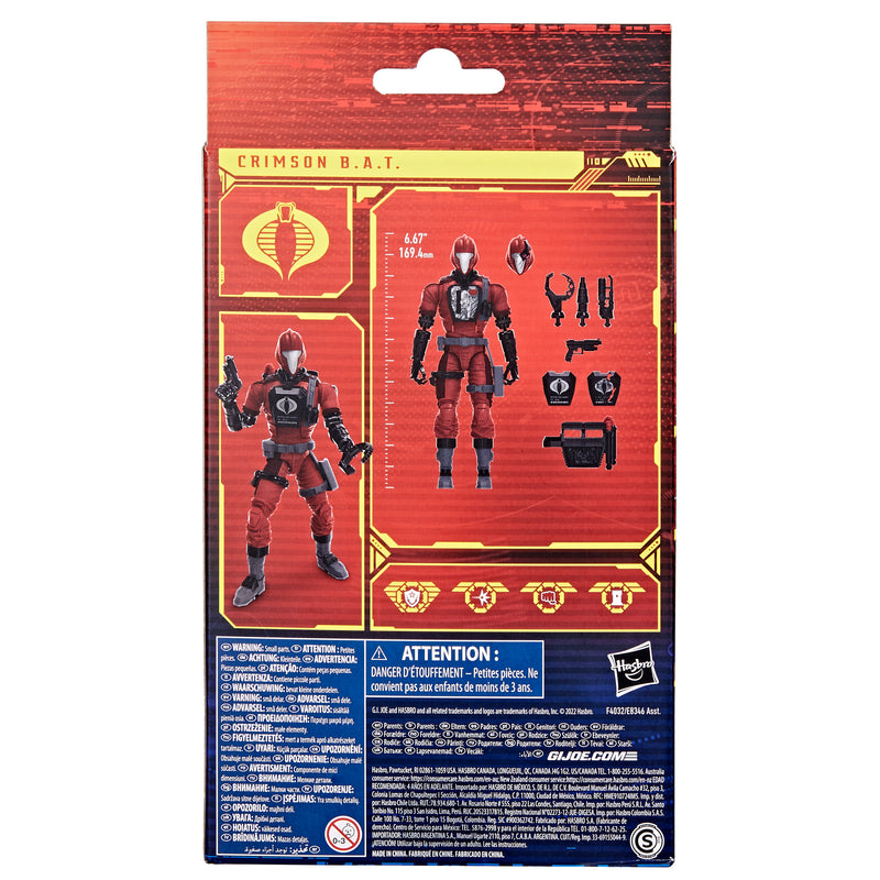 Load image into Gallery viewer, G.I. Joe Classified Series - CRIMSON B.A.T.
