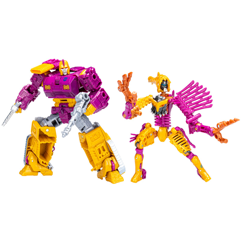 Load image into Gallery viewer, Transformers Generations - Legacy Series: Wreck ‘N Rule Collection - Comic Universe Impactor and Spindle
