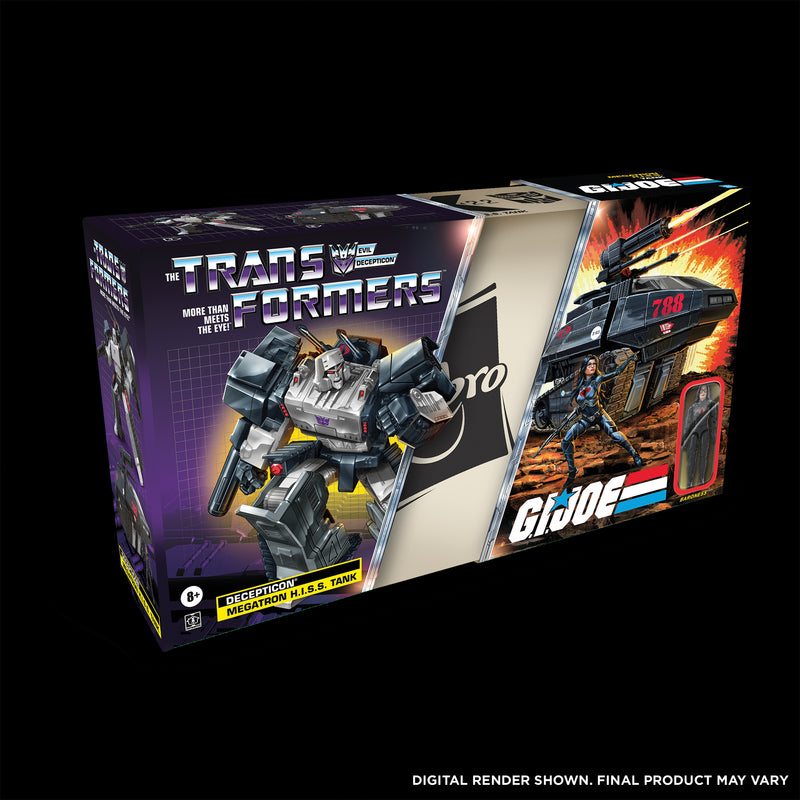 Load image into Gallery viewer, Transformers Collaborative: G.I. Joe Mash-Up: Megatron H.I.S.S. Tank and Baroness
