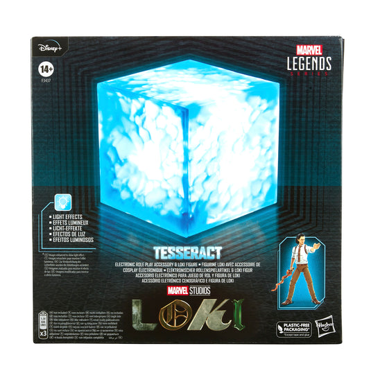 Marvel Legends - Infinity Saga: 1/1 Scale Tesseract Electronic Role Play Accessory and Loki Figure set