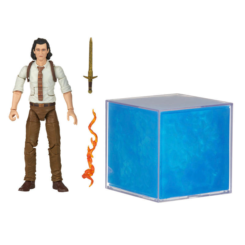 Load image into Gallery viewer, Marvel Legends - Infinity Saga: 1/1 Scale Tesseract Electronic Role Play Accessory and Loki Figure set
