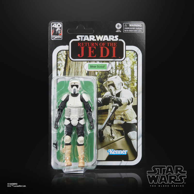Load image into Gallery viewer, Star Wars The Black Series: Return of the Jedi 40th Anniversary - Biker Scout
