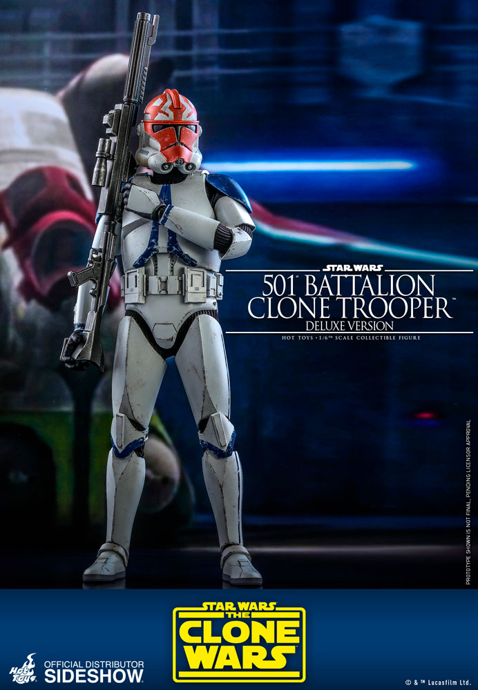 Load image into Gallery viewer, Hot Toys - Star Wars The Clone Wars - 501st Battalion Clone Trooper (Deluxe)
