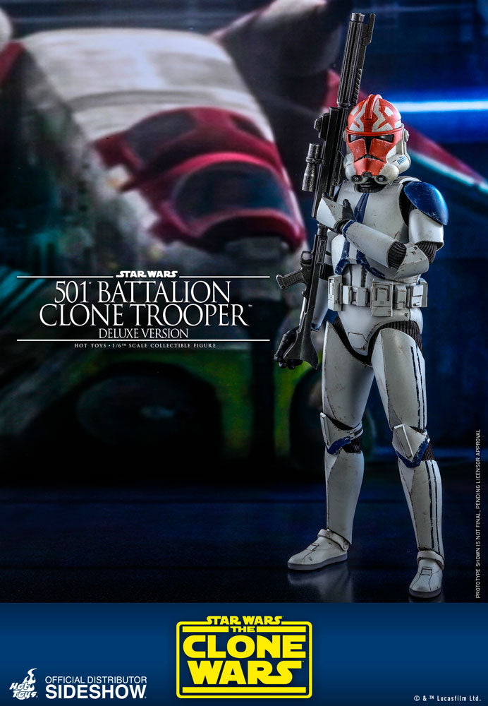 Load image into Gallery viewer, Hot Toys - Star Wars The Clone Wars - 501st Battalion Clone Trooper (Deluxe)
