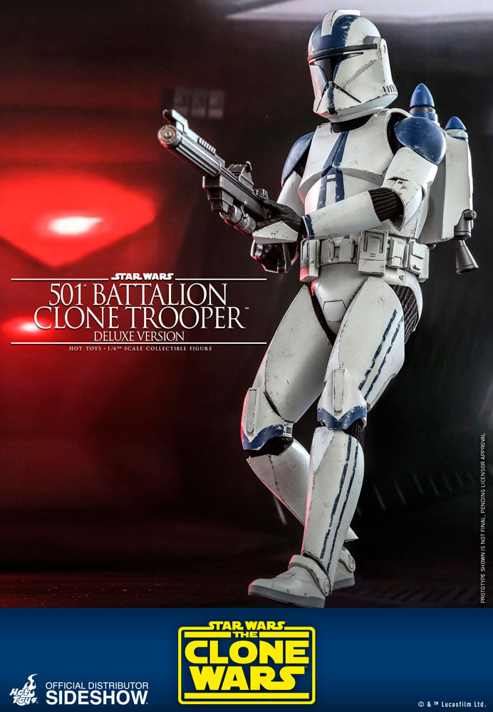 Load image into Gallery viewer, Hot Toys - Star Wars The Clone Wars - 501st Battalion Clone Trooper (Deluxe)
