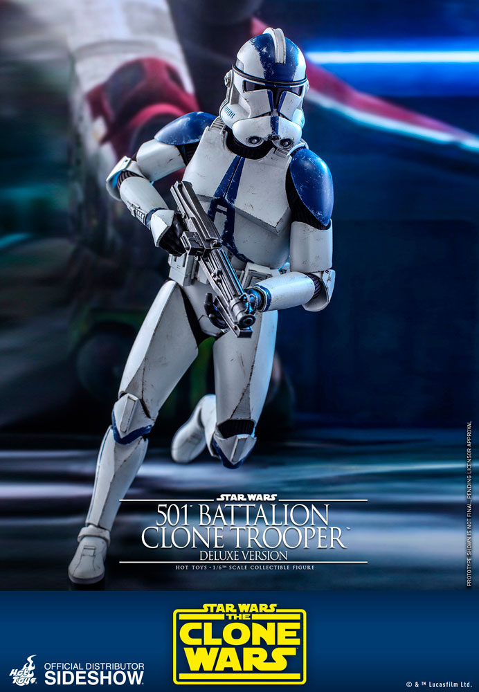 Load image into Gallery viewer, Hot Toys - Star Wars The Clone Wars - 501st Battalion Clone Trooper (Deluxe)
