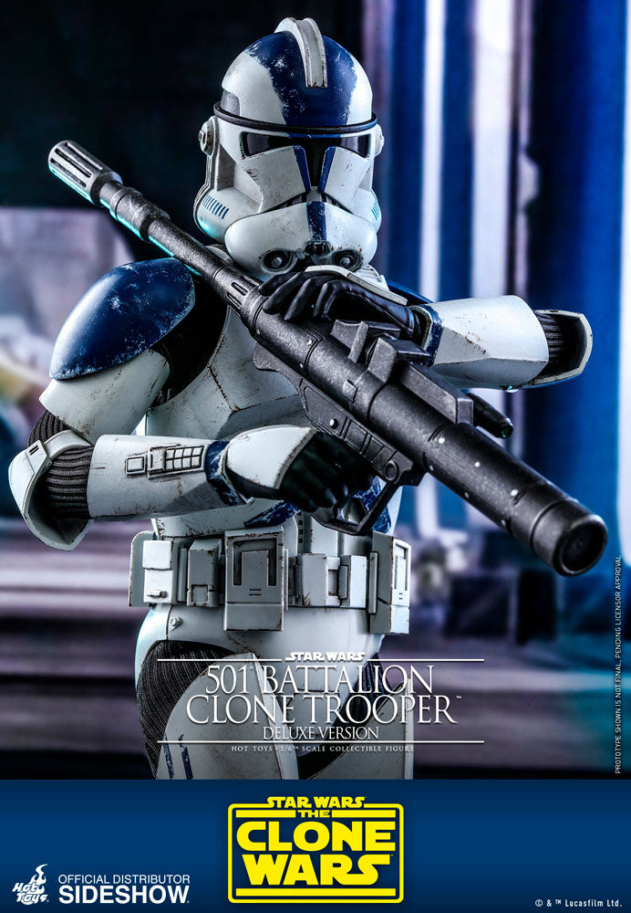 Load image into Gallery viewer, Hot Toys - Star Wars The Clone Wars - 501st Battalion Clone Trooper (Deluxe)
