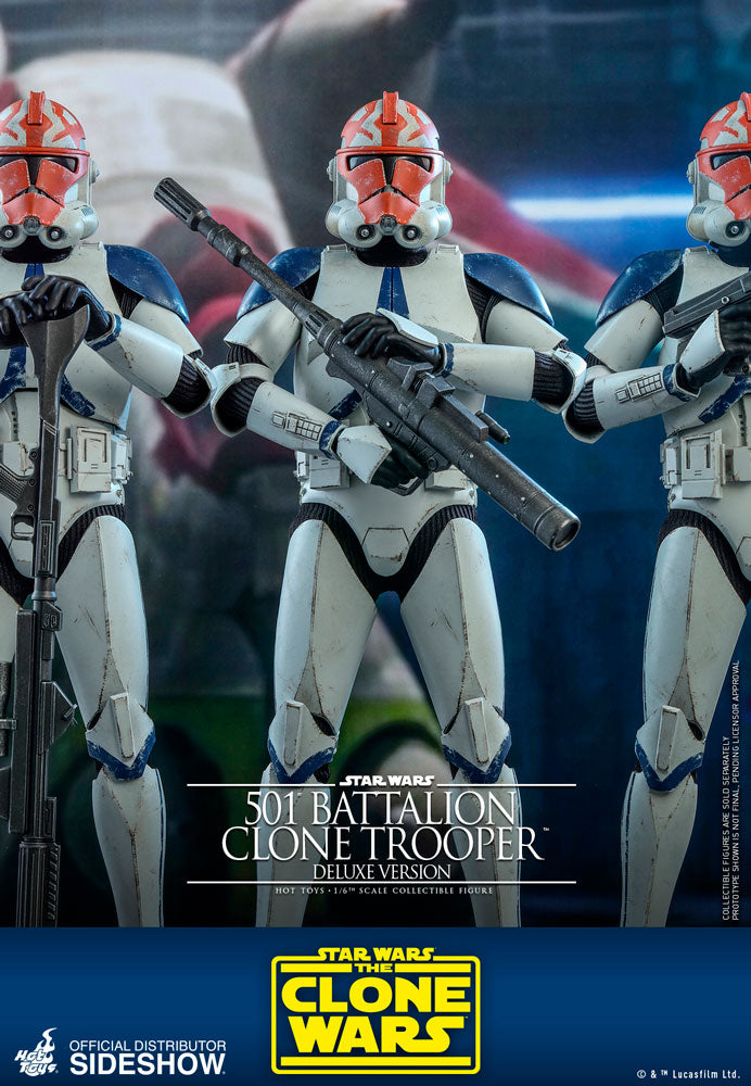 Load image into Gallery viewer, Hot Toys - Star Wars The Clone Wars - 501st Battalion Clone Trooper (Deluxe)
