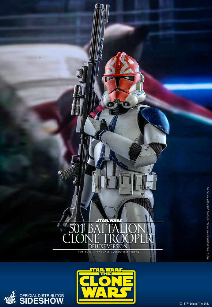 Load image into Gallery viewer, Hot Toys - Star Wars The Clone Wars - 501st Battalion Clone Trooper (Deluxe)
