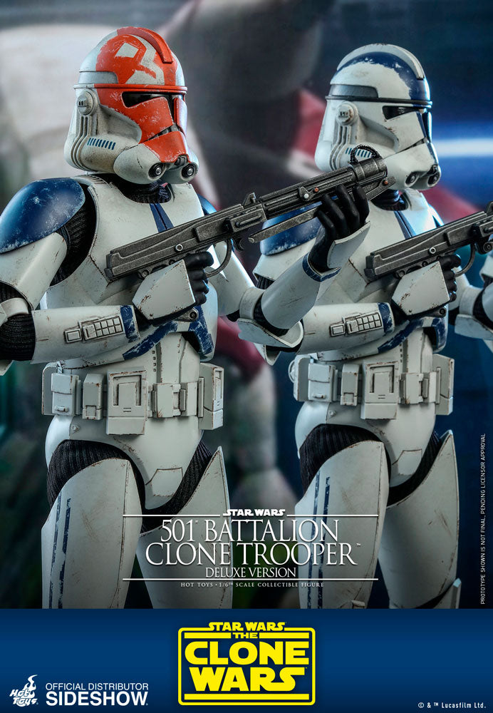 Load image into Gallery viewer, Hot Toys - Star Wars The Clone Wars - 501st Battalion Clone Trooper (Deluxe)
