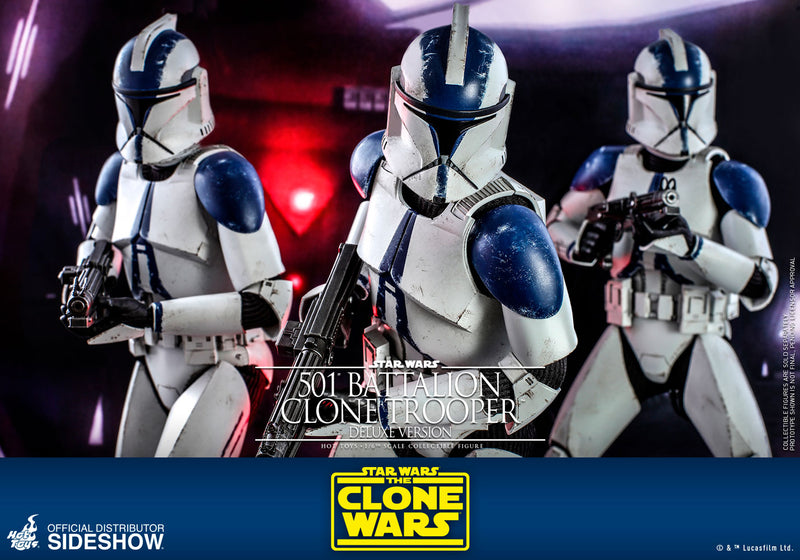 Load image into Gallery viewer, Hot Toys - Star Wars The Clone Wars - 501st Battalion Clone Trooper (Deluxe)
