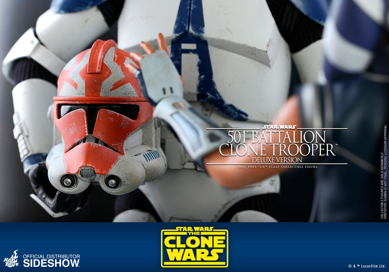Load image into Gallery viewer, Hot Toys - Star Wars The Clone Wars - 501st Battalion Clone Trooper (Deluxe)
