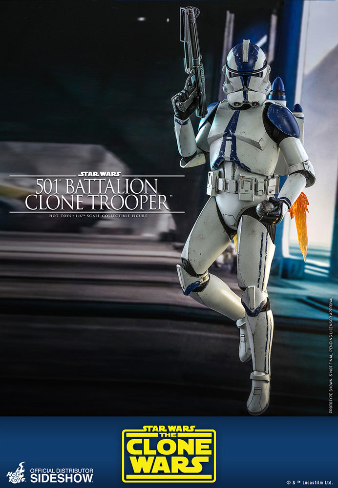 Load image into Gallery viewer, Hot Toys - Star Wars The Clone Wars - 501st Battalion Clone Trooper

