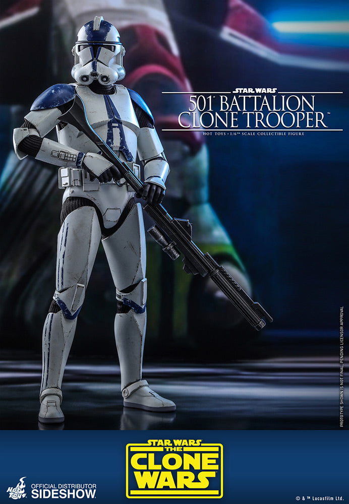 Load image into Gallery viewer, Hot Toys - Star Wars The Clone Wars - 501st Battalion Clone Trooper
