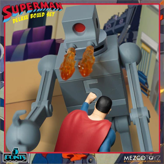 Mezco Toyz - Superman [1941] - The Mechanical Monsters 5 Points Deluxe Box Set