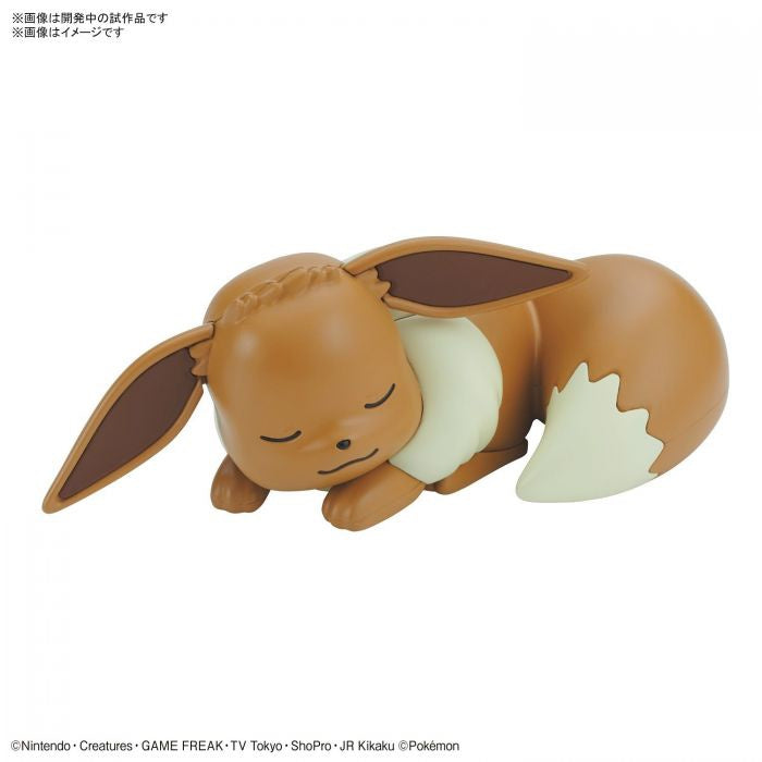 Load image into Gallery viewer, Bandai - Pokemon Model Kit Quick - 07 Eevee (Sleeping Pose)
