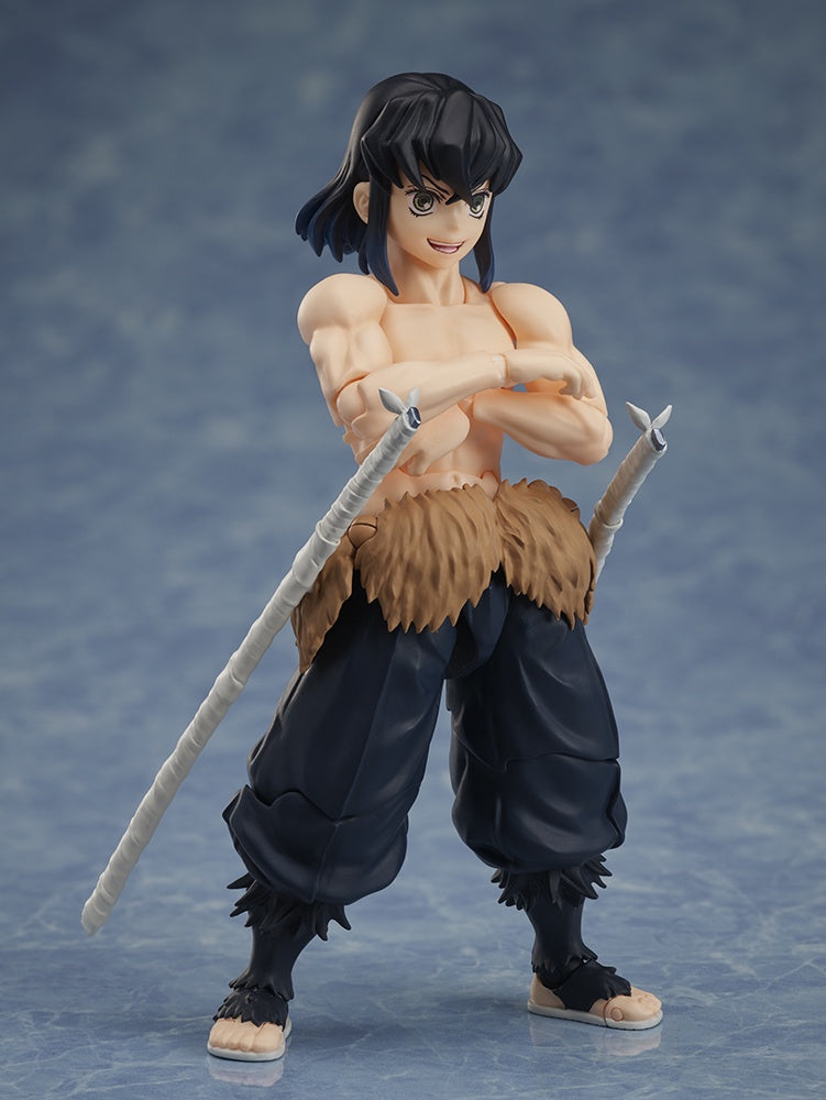 Load image into Gallery viewer, Aniplex - Demon Slayer: Kimetsu No Yaiba [BUZZmod.] - Inosuke Hashibira 1/12 Scale Action Figure
