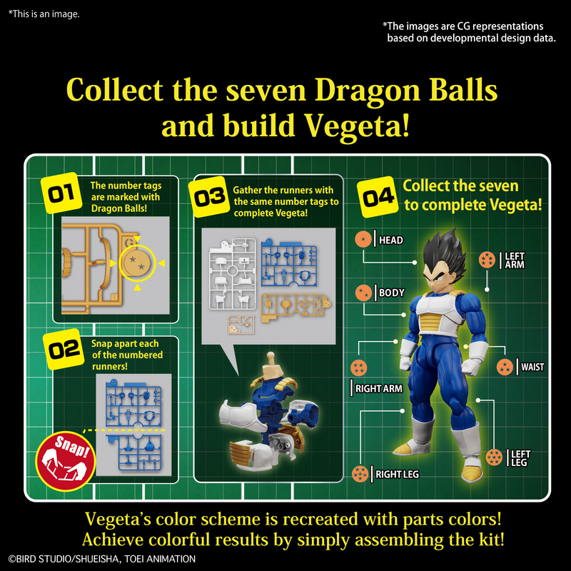 Load image into Gallery viewer, Figure Rise Standard - Dragon Ball Z - Vegeta (New Spec Version)
