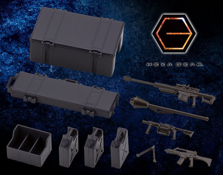 Load image into Gallery viewer, Kotobukiya - Hexa Gear - Army Containers Set [Night Stalkers Version]

