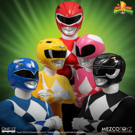 Mezco Toyz - One:12 Mighty Morphin' Power Rangers Deluxe Box Set