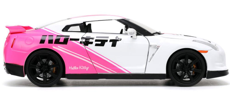 Load image into Gallery viewer, Jada Toys - Hello Kitty and Friends Tokyo Speed: Die-Cast Hello Kitty and 2009 Nissan GTR 1/24 Scale
