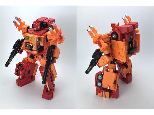 Fans Hobby - MasterBuilder - MB06D Power Baser + MB-11D God Armour (Orange Set)