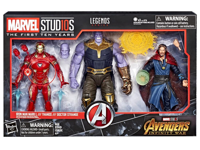 Load image into Gallery viewer, Marvel Legends - Marvel Studios - The First Ten Years: Infinity War 3 Pack
