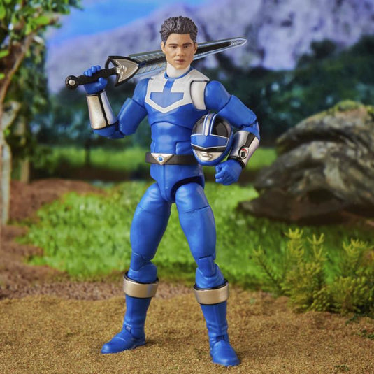 Power Rangers Lightning Collection - Power Rangers Time Force: Deluxe Blue Ranger and Vector Cycle Set