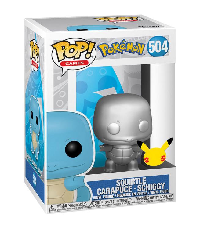 Load image into Gallery viewer, POP! Games - Pokemon: Squirtle (Silver/Metallic)
