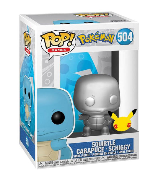 POP! Games - Pokemon: Squirtle (Silver/Metallic)