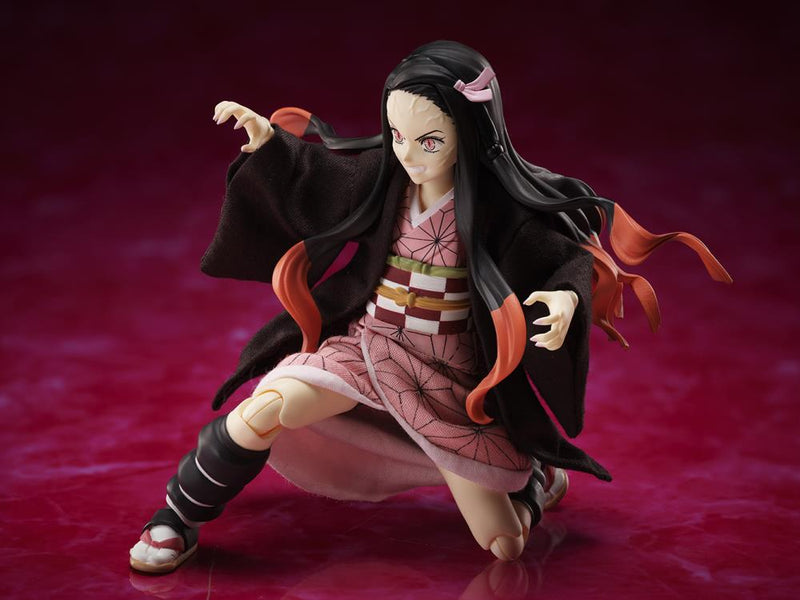 Load image into Gallery viewer, Aniplex - Demon Slayer: Kimetsu No Yaiba [BUZZmod.] - Nezuko Kamodo 1/12 Scale Action Figure
