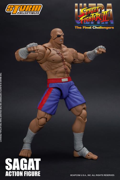 Load image into Gallery viewer, Storm Collectibles - Ultra Street Fighter II: The Final Challengers Sagat 1/12 Scale
