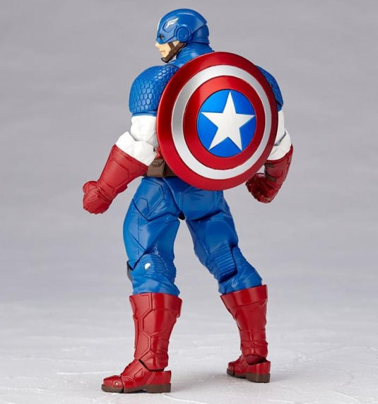 Kaiyodo - Amazing Yamaguchi - Revoltech007: Avengers Captain America (Reissue)